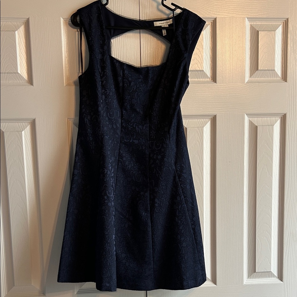 Max & Cleo Midnight Blue Backless Dress
